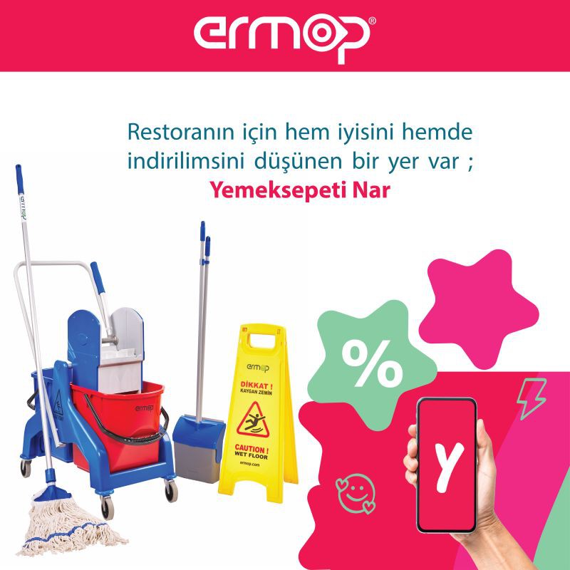 Ermop products are available at Yemeksepeti !